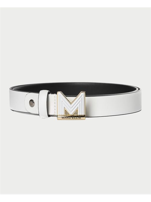 Cintura donna Marc Ellis con fibbia logata MARC ELLIS | ME BELT-137 RUWHITE/GOLD